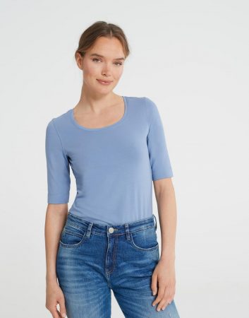 Dames OPUS Fashion Shirts | T-Shirt Sanika lavender blue